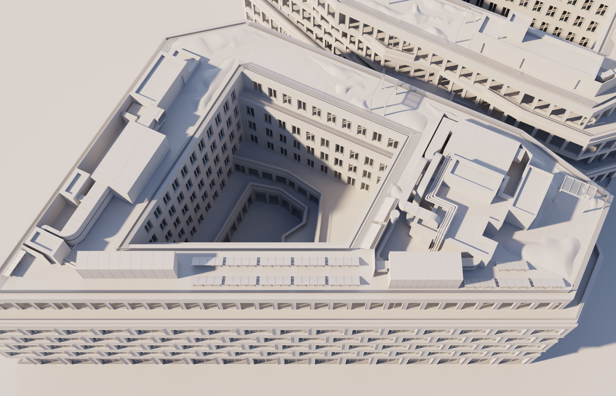 Modern Office Building 3D model_35