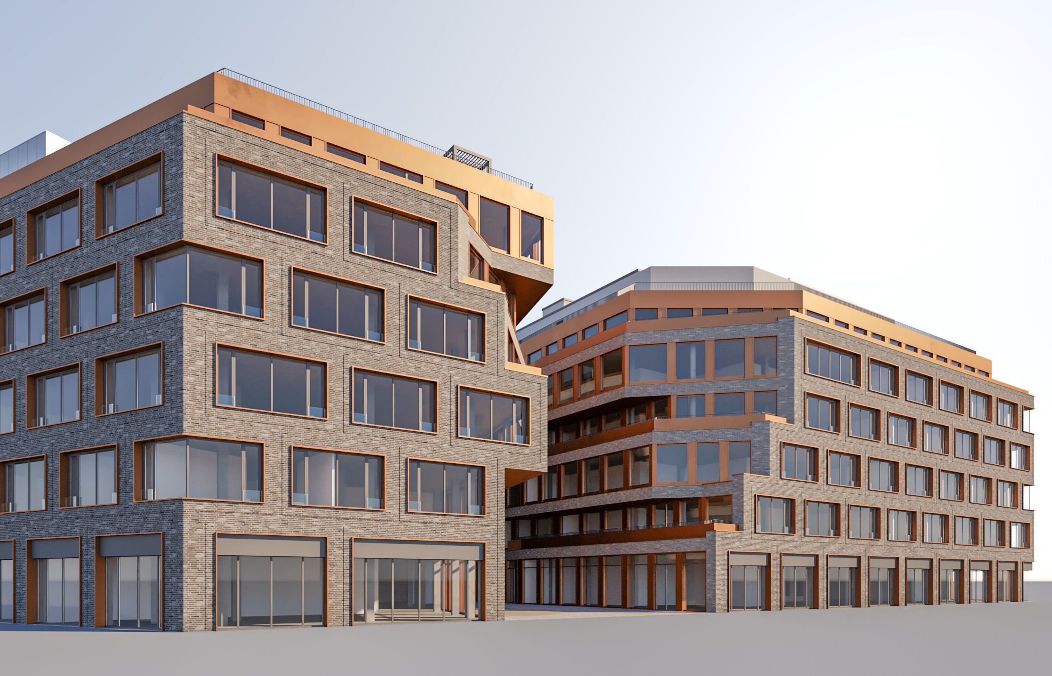 Modern Office Building 3D model_19