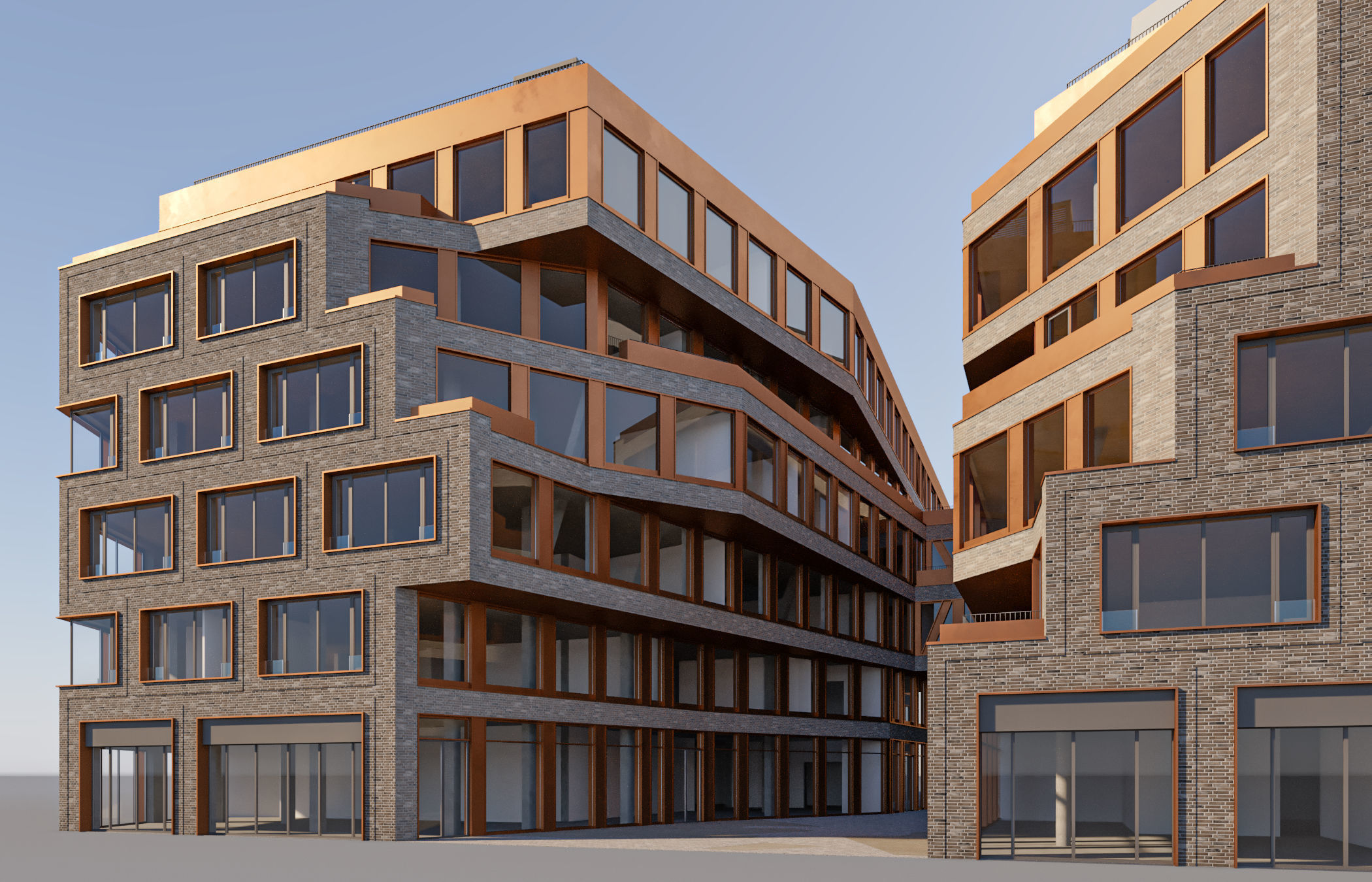 Modern Office Building 3D model_16