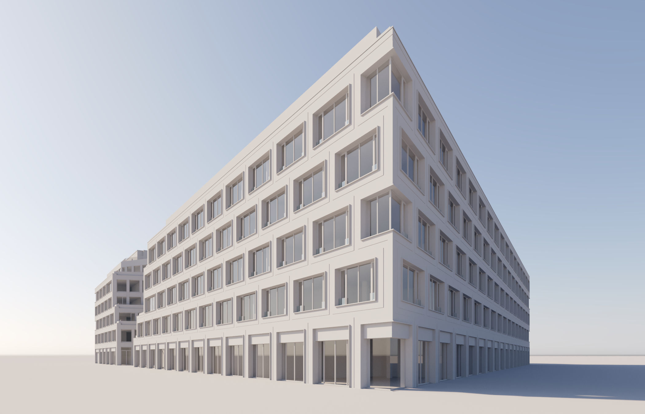 Modern Office Building 3D model_29
