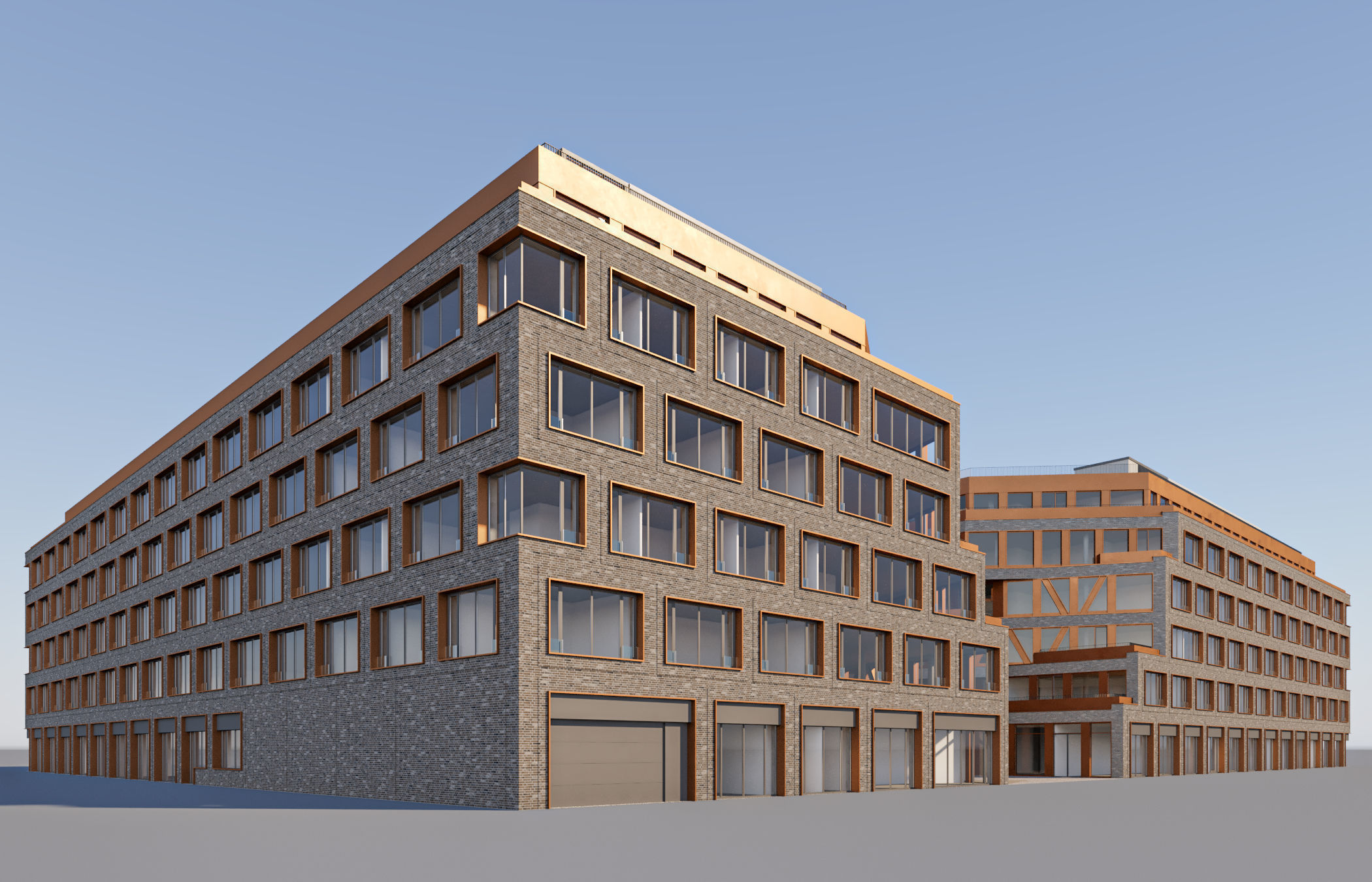 Modern Office Building 3D model_25