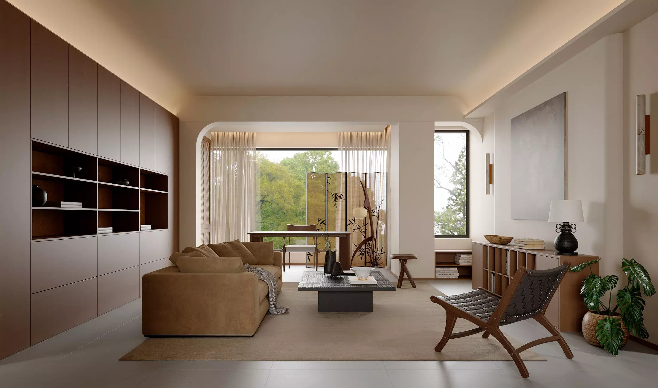 apartment interior scenes 3D model