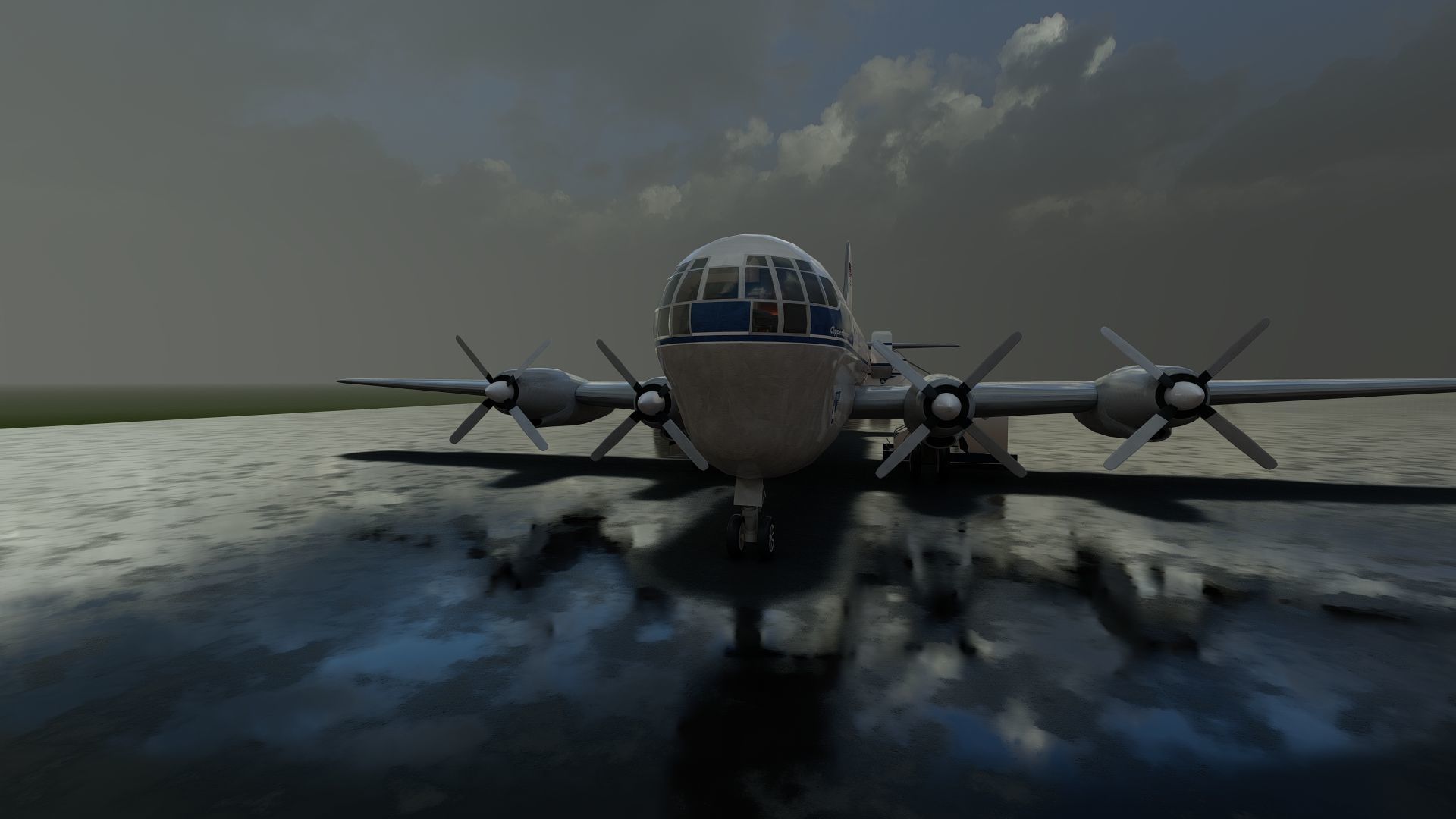 PAN AM BOEING 377 STRATOCRUISER 3D model_24