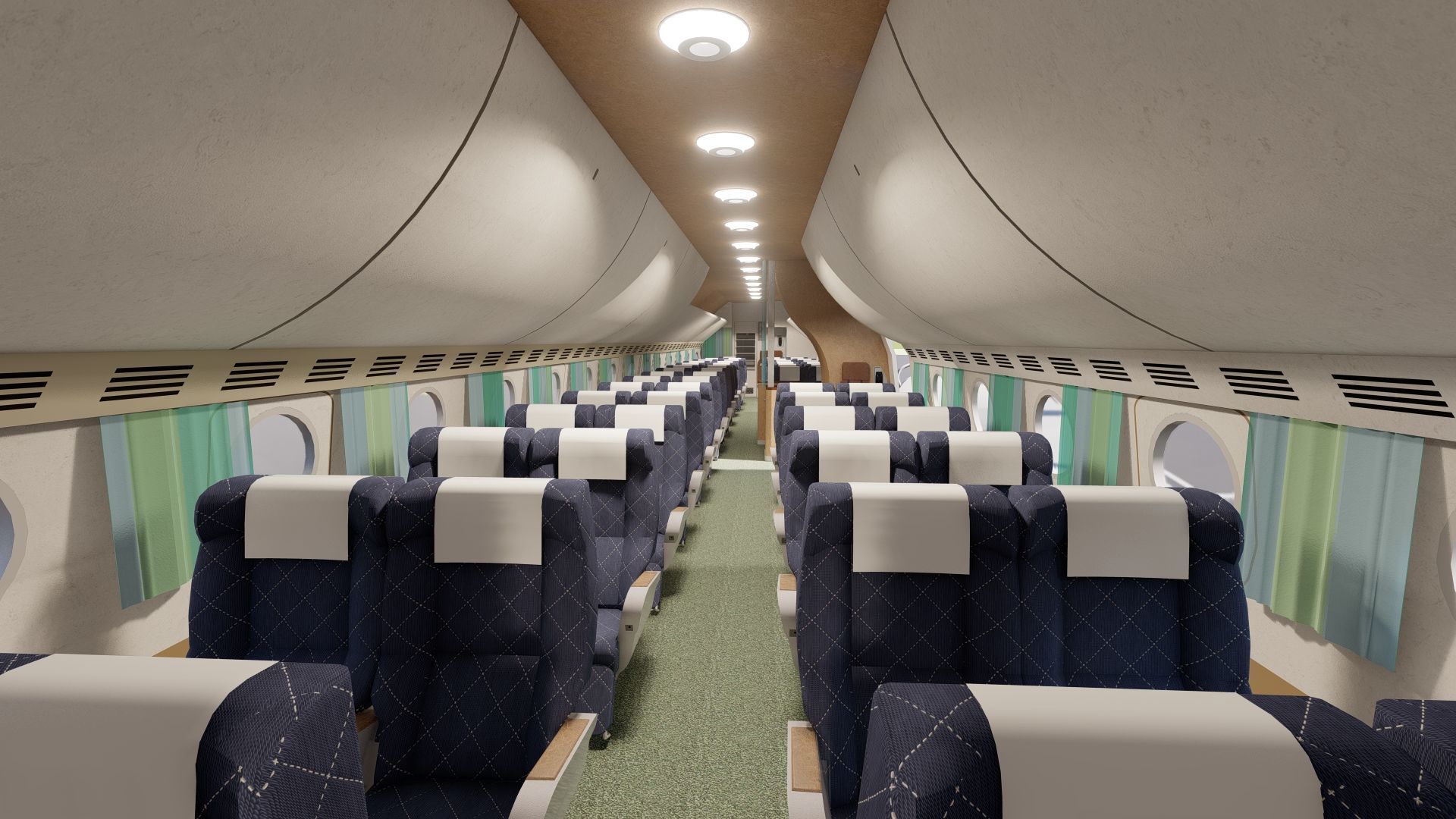 PAN AM BOEING 377 STRATOCRUISER 3D model_15