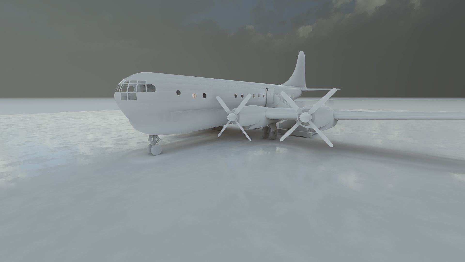 PAN AM BOEING 377 STRATOCRUISER 3D model_30