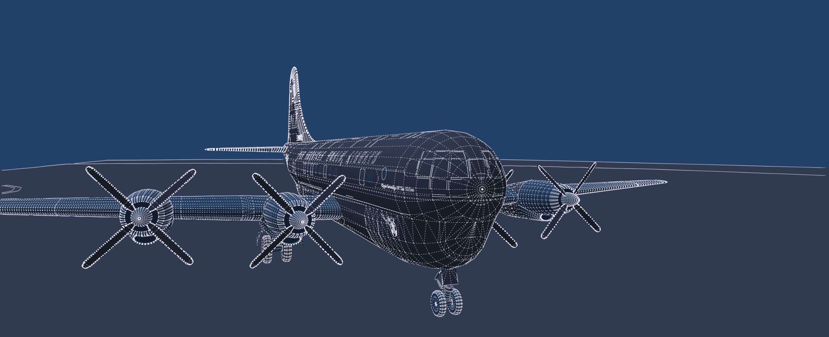 PAN AM BOEING 377 STRATOCRUISER 3D model_32