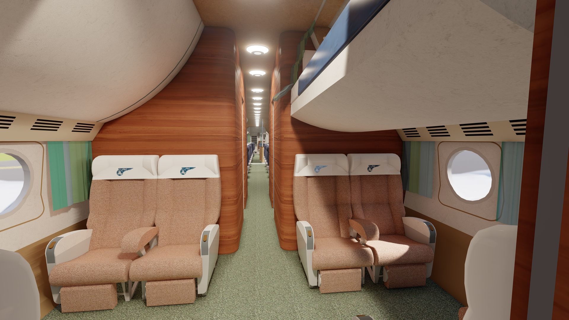 PAN AM BOEING 377 STRATOCRUISER 3D model_14