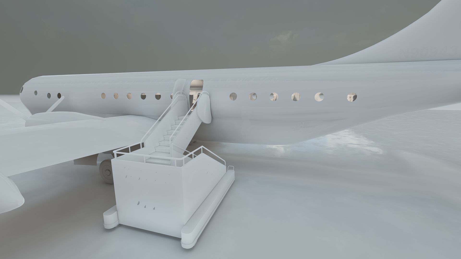 PAN AM BOEING 377 STRATOCRUISER 3D model_27