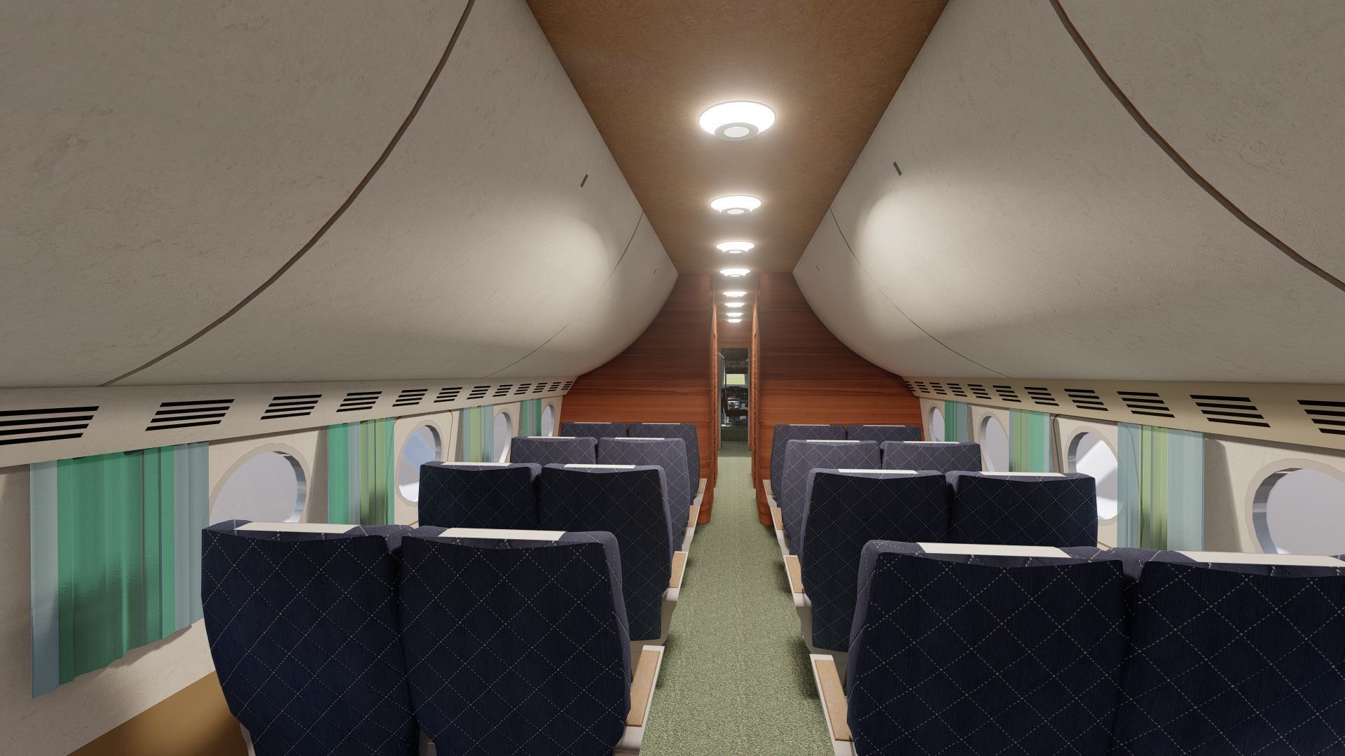 PAN AM BOEING 377 STRATOCRUISER 3D model_10