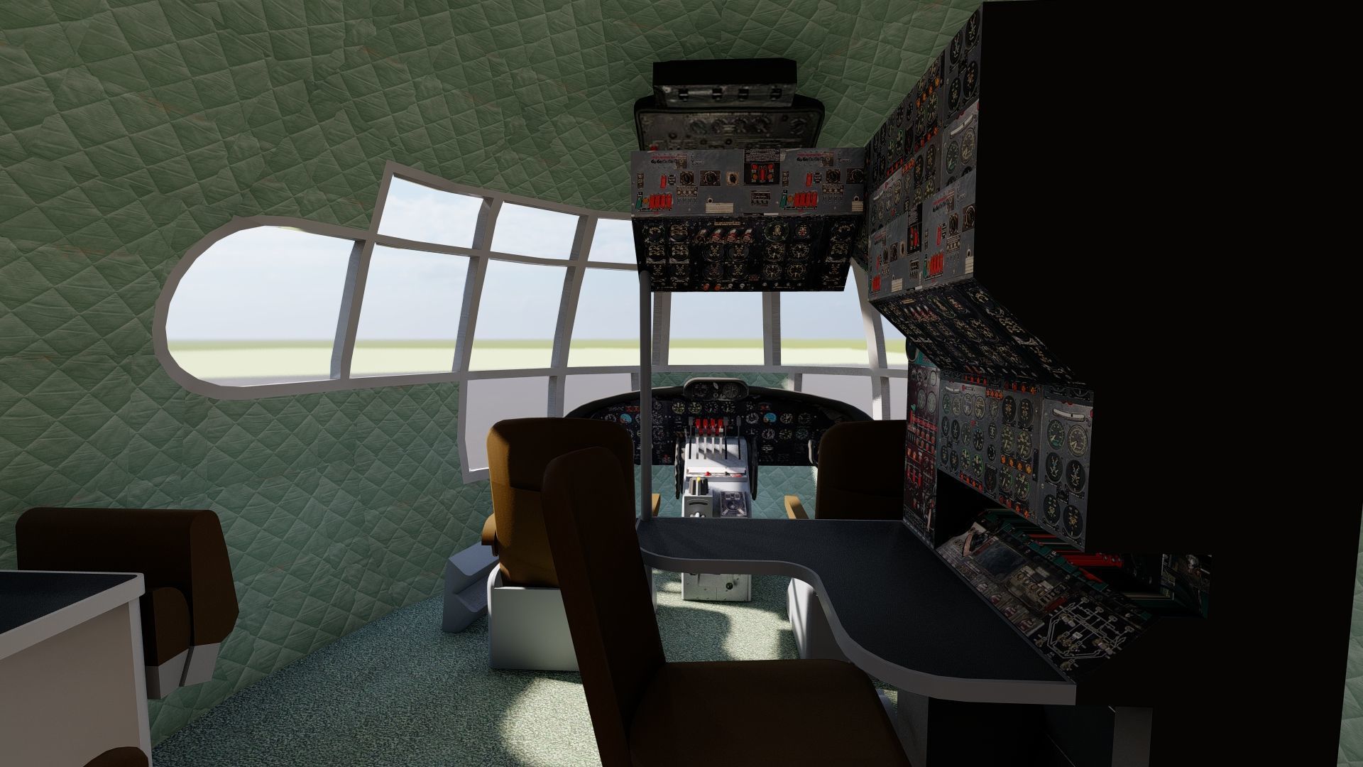 PAN AM BOEING 377 STRATOCRUISER 3D model_13