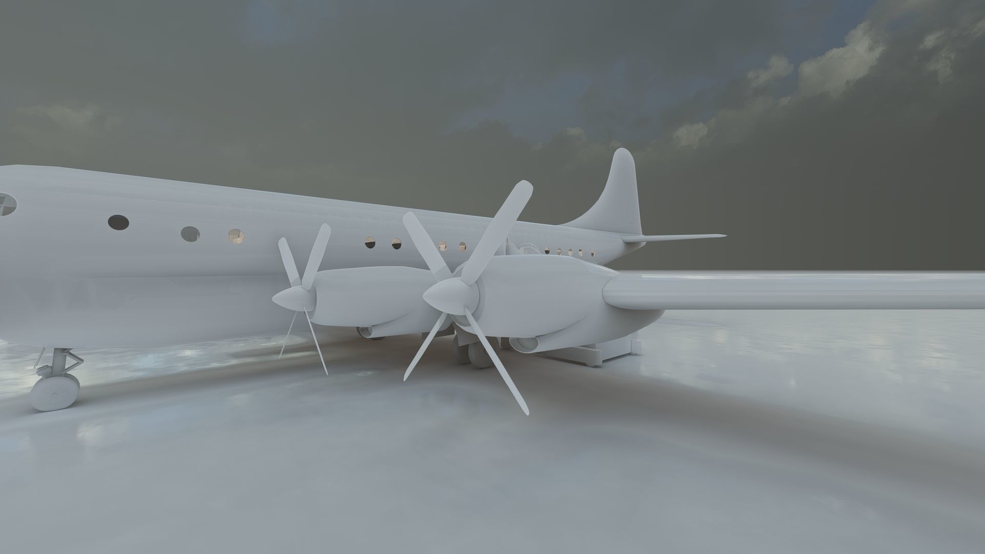 PAN AM BOEING 377 STRATOCRUISER 3D model_28