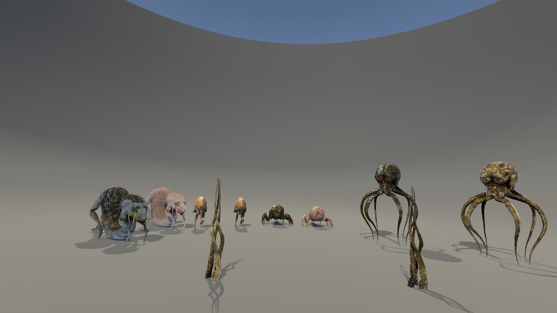 Custom rigged animated game-ready monsters collection 3 _11