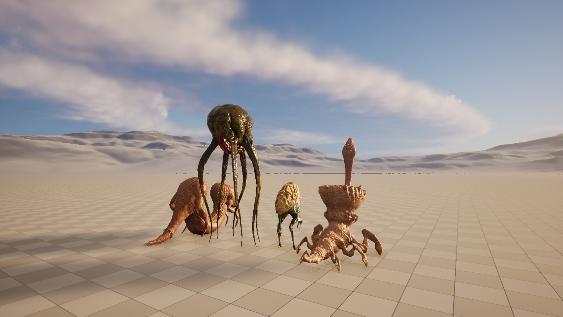 Custom rigged animated game-ready monsters collection 3 _12