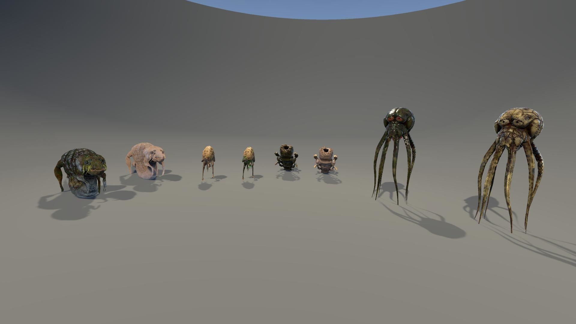 Custom rigged animated game-ready monsters collection 3 _15