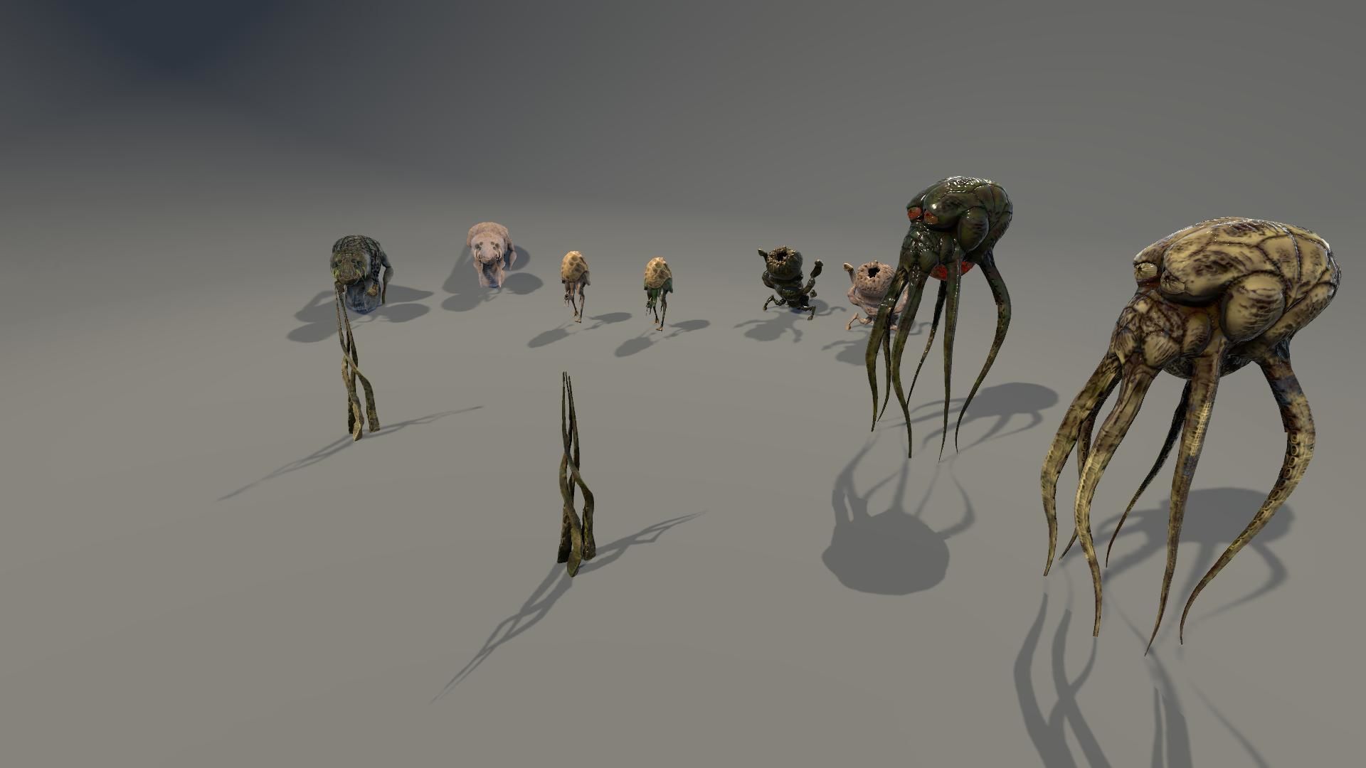 Custom rigged animated game-ready monsters collection 3 _6