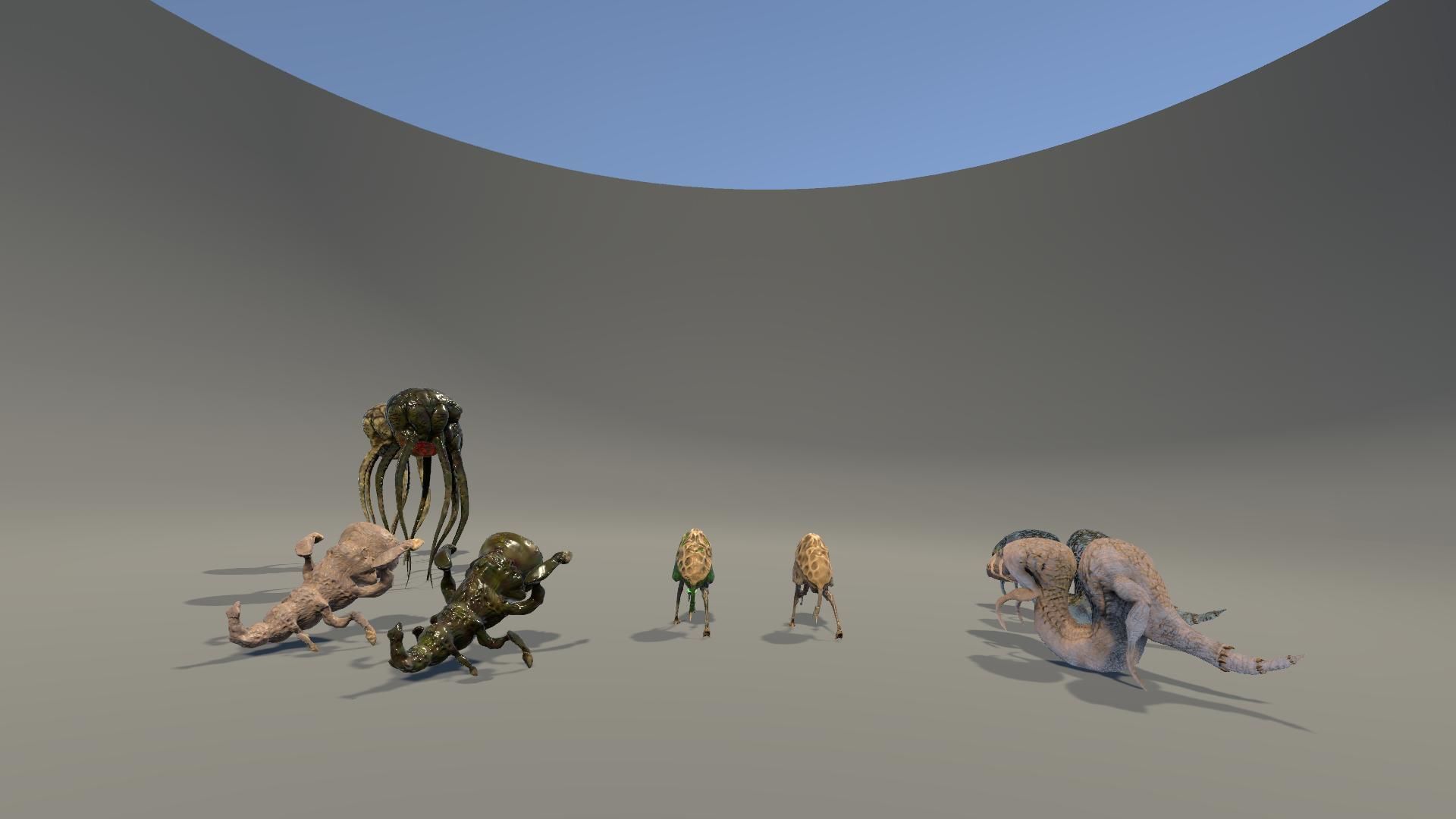 Custom rigged animated game-ready monsters collection 3 _21