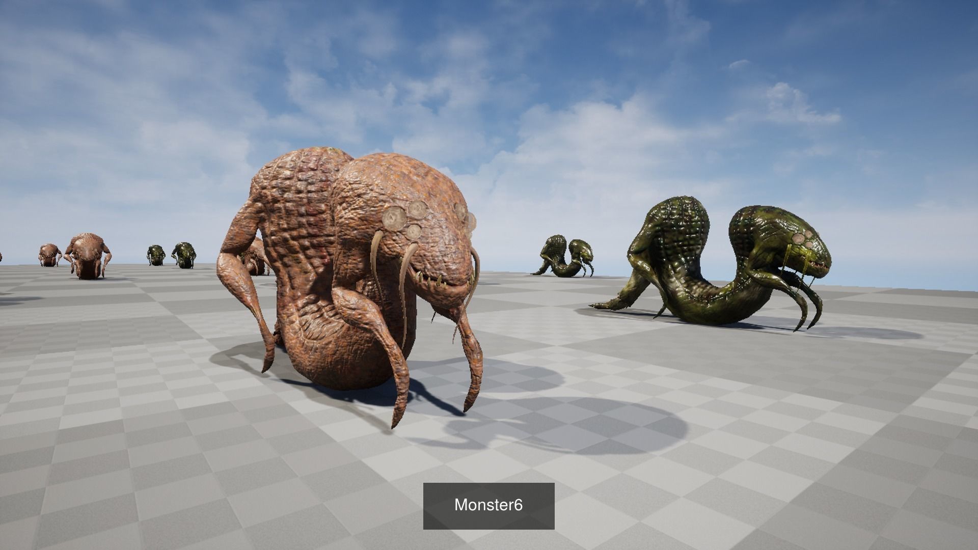 Custom rigged animated game-ready monsters collection 3 _9