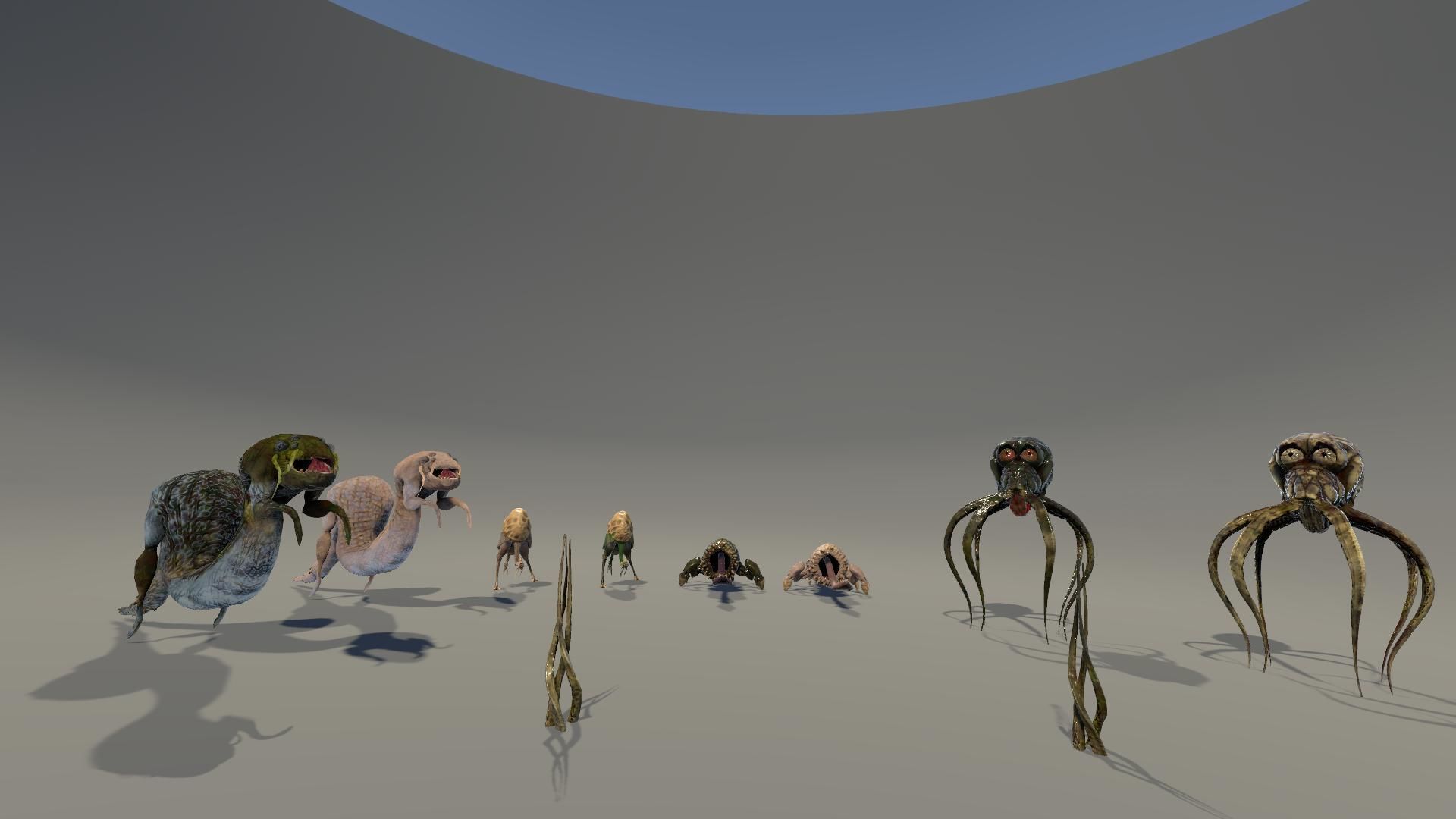 Custom rigged animated game-ready monsters collection 3 _17