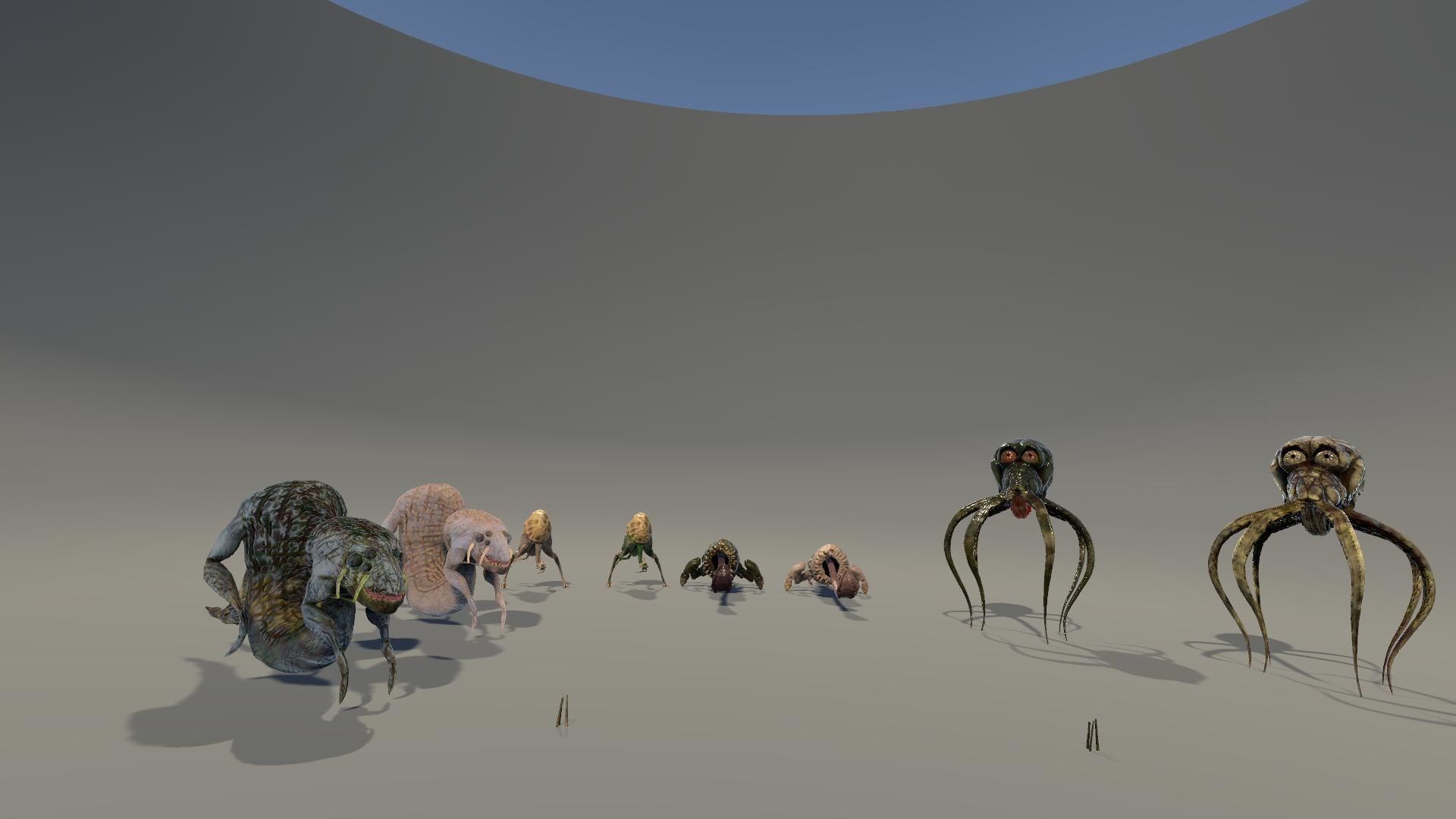 Custom rigged animated game-ready monsters collection 3 _23