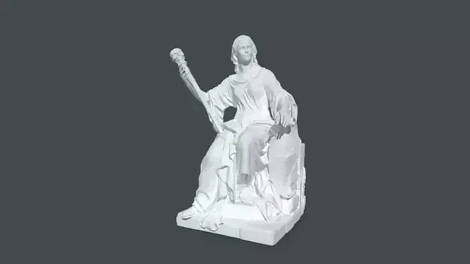 printing stone woman 3D print model