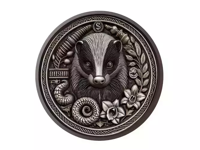 Skunk Animal Medallion