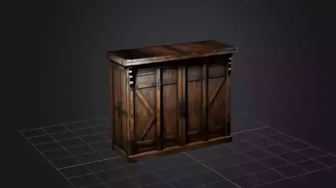 Wooden Wardrobe Almirah