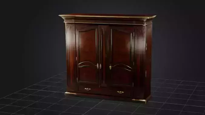 Wooden Wardrobe 