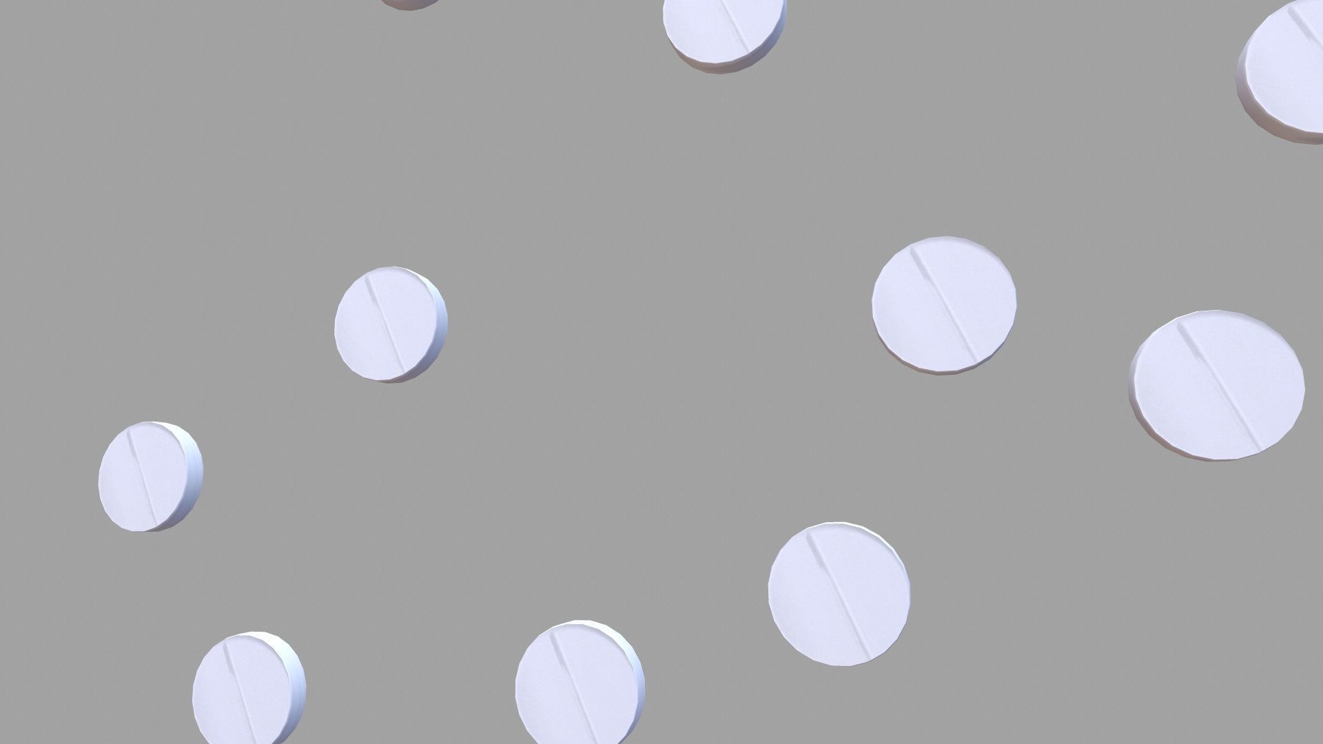 Tablets Low-poly 3D model_3