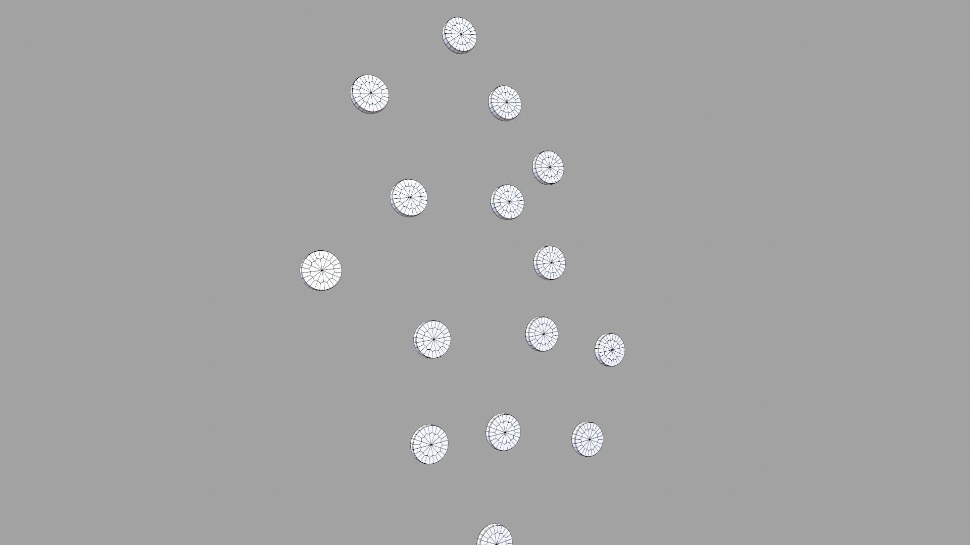 Tablets Low-poly 3D model_6