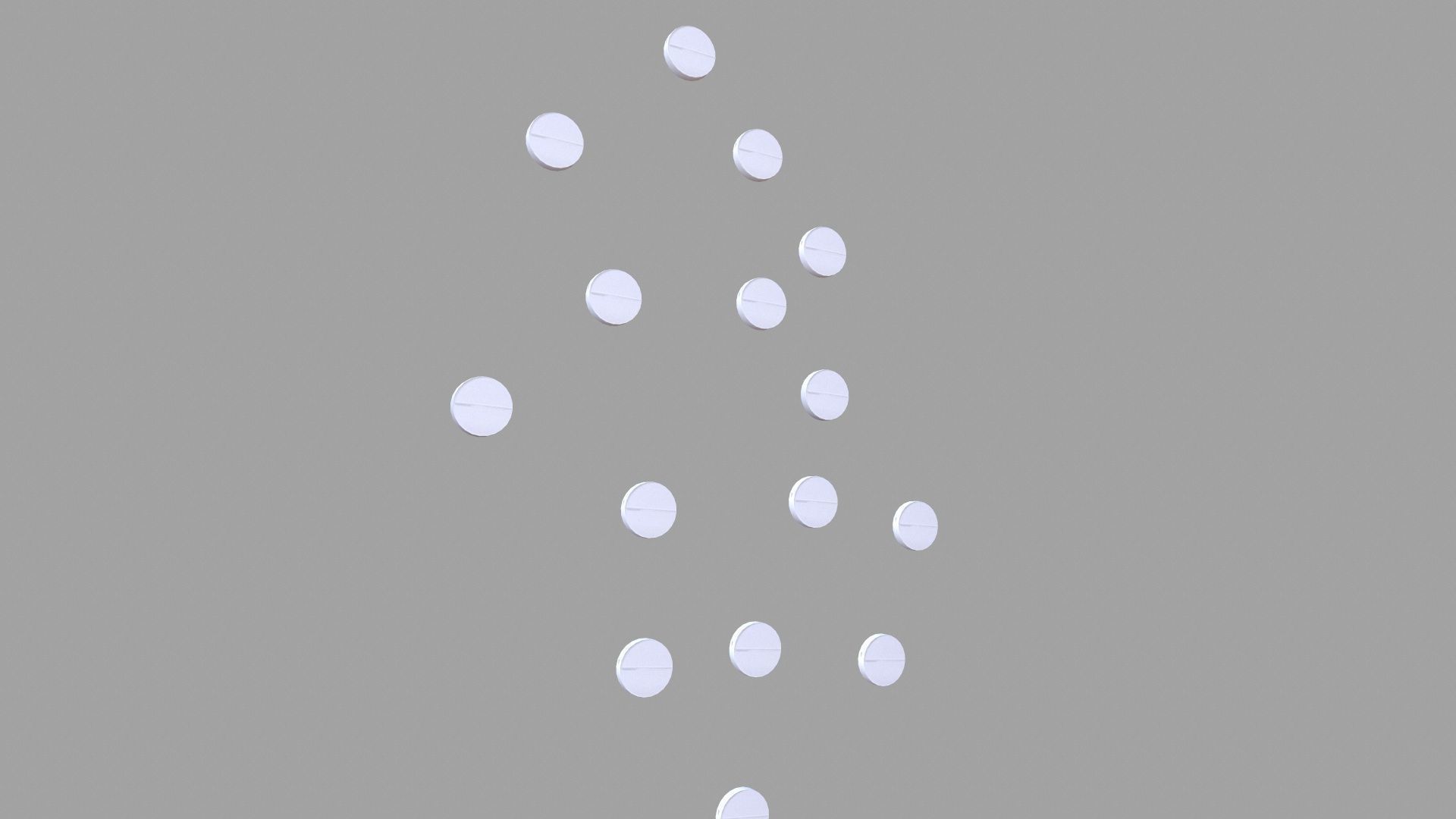 Tablets Low-poly 3D model_5