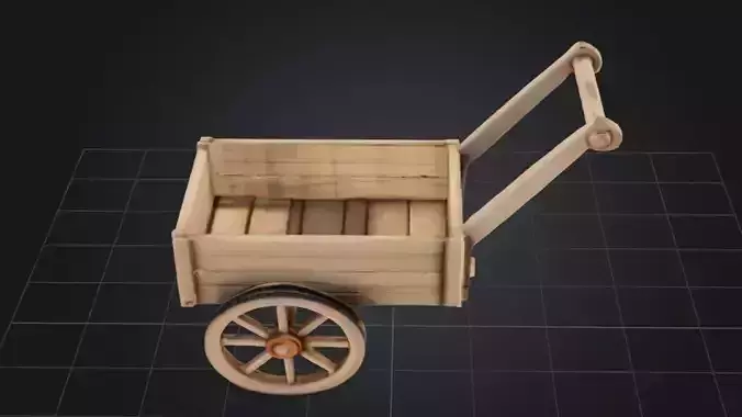 Wooden Cart 