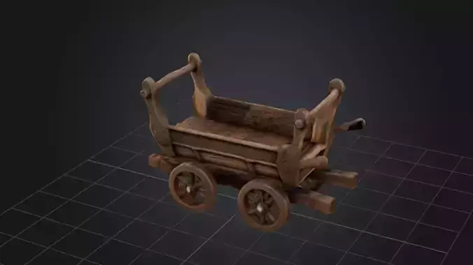 Wooden Cart 