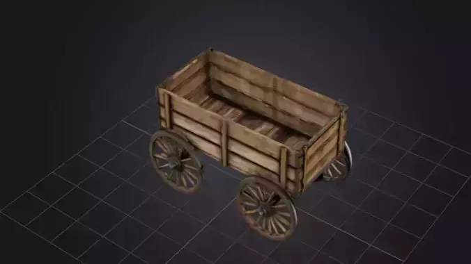 Wooden Cart 