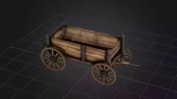 Wooden Cart 