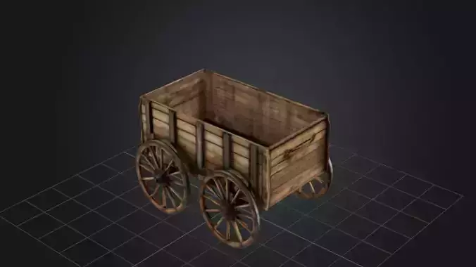 Wooden Cart 
