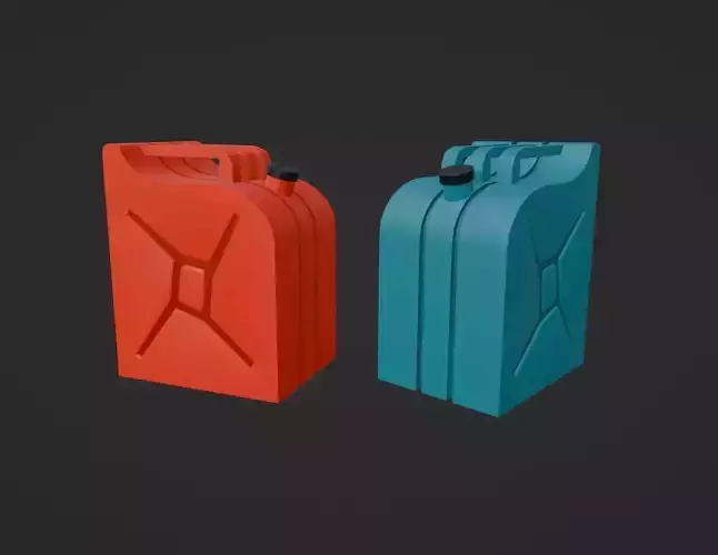 Jerrycan Low Poly