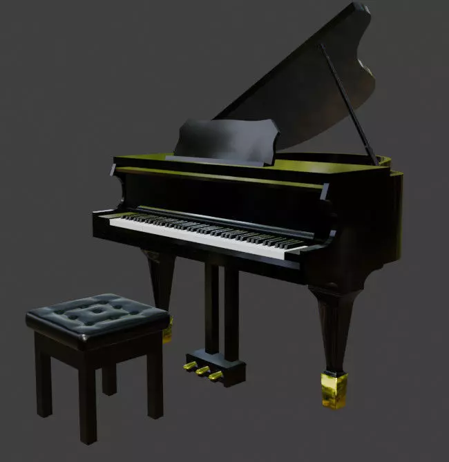 Piano 3D model
