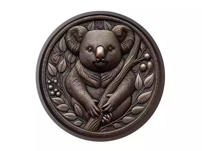 Koala Animal Medallion