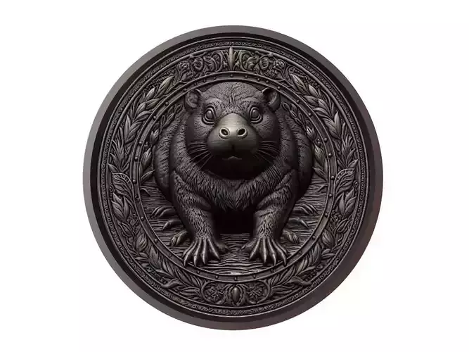 Platypus Animal Medallion