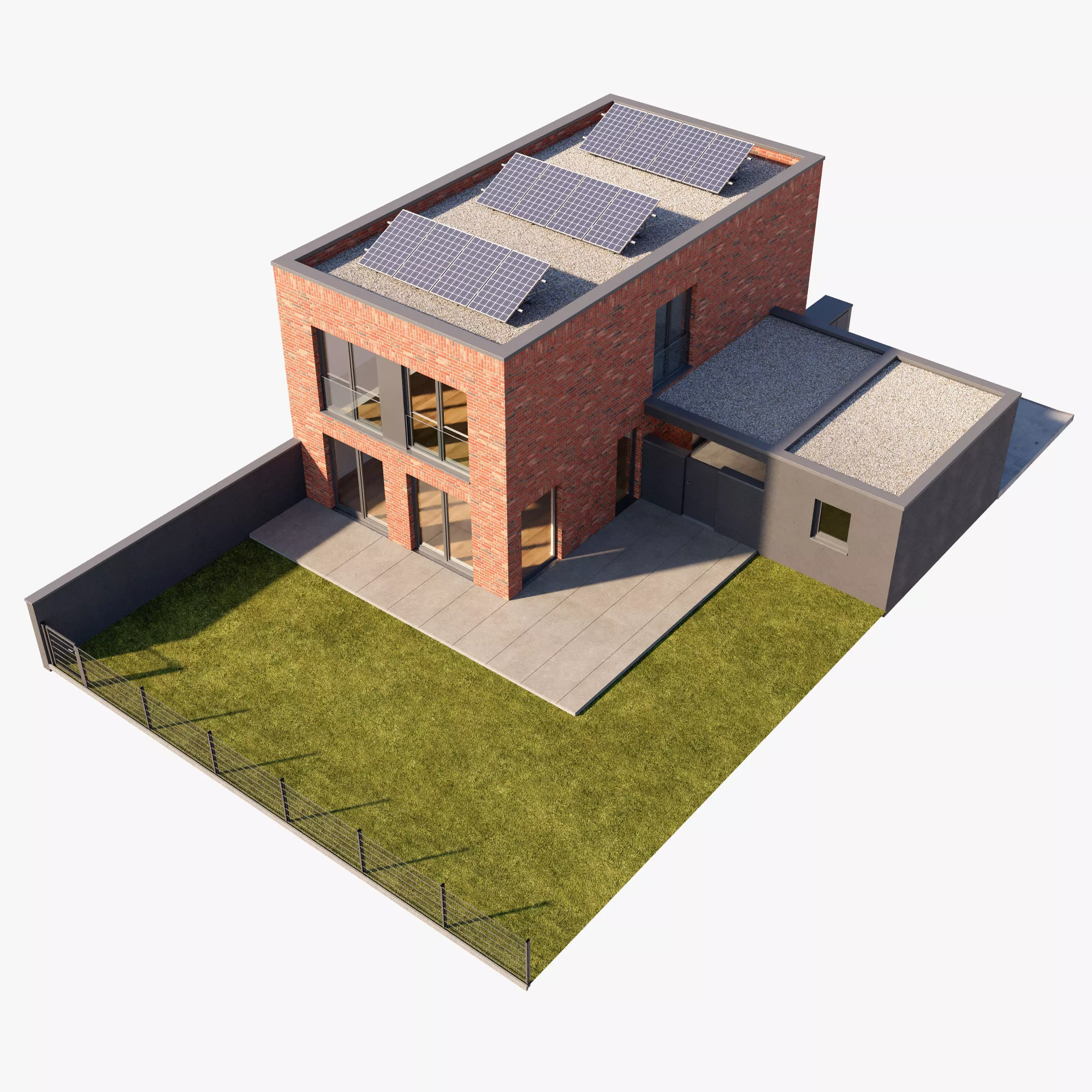 Simple Townhouse 3D model
