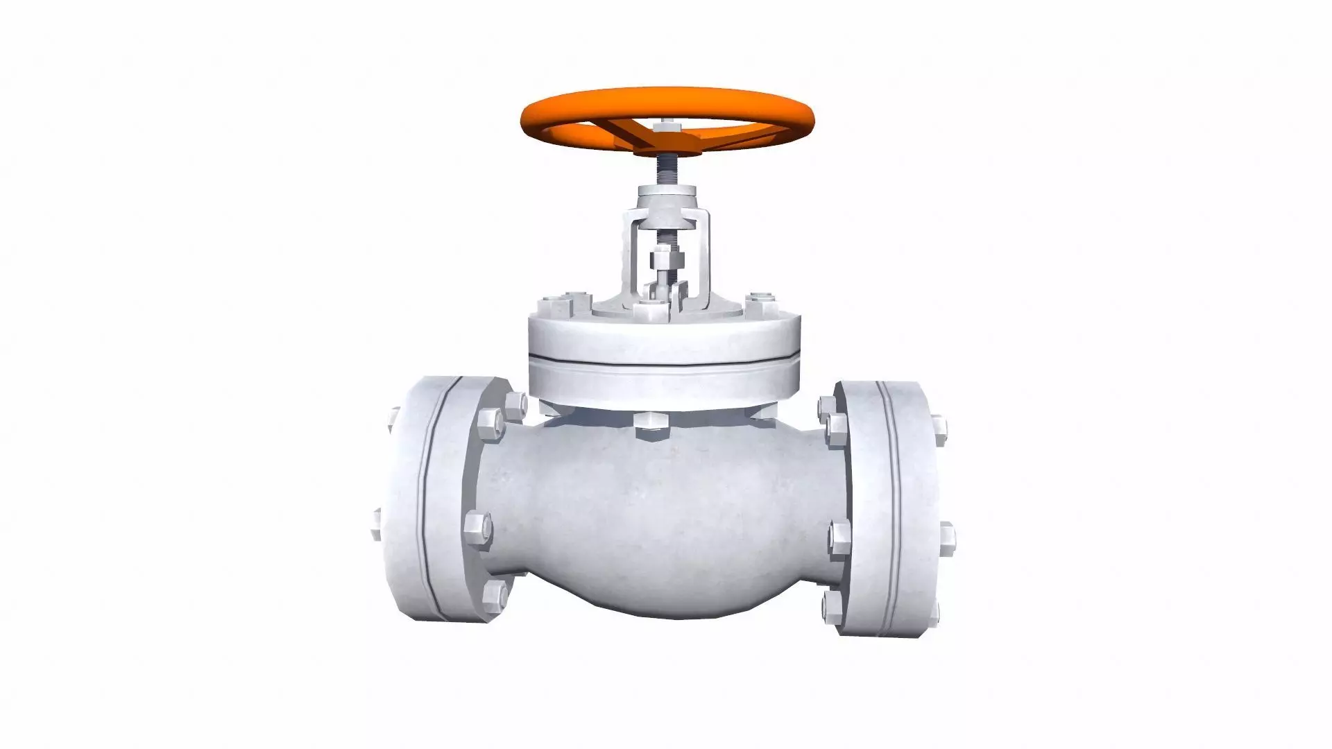 Manual Valve Low-poly 3D model