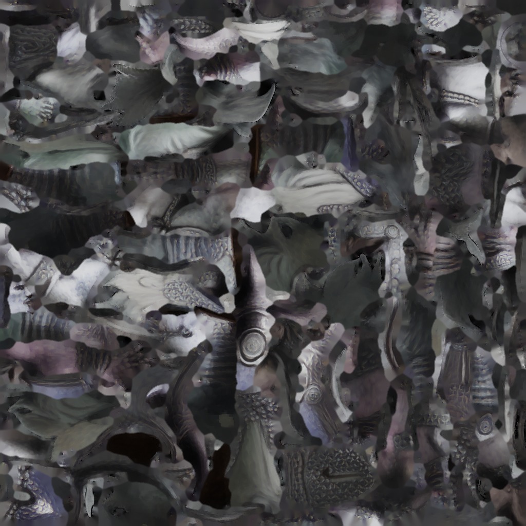 Dark Elven Warrior with Enchanted Scythe 3D model_11