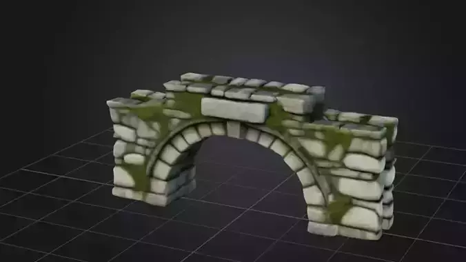Stylized Arch Bridge 