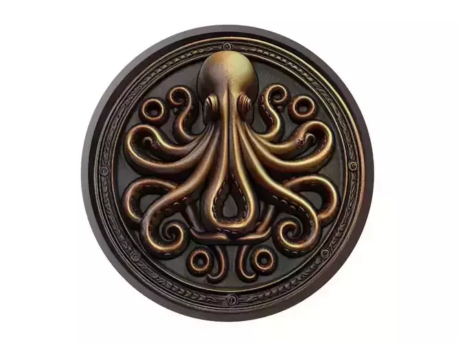 Octopus Animal Medallion