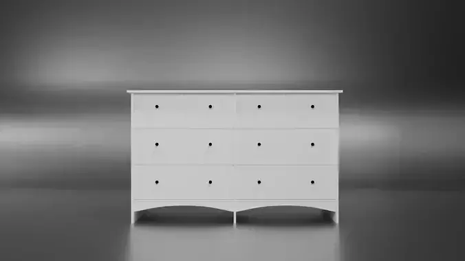 Wooden chest of drawers 08