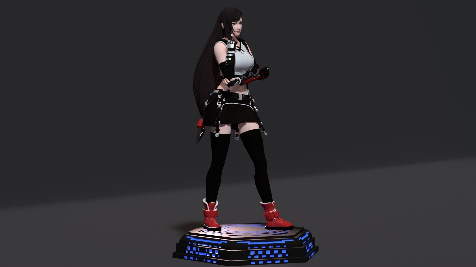 Tifa Lockhart for 3D printing 3D print model_3
