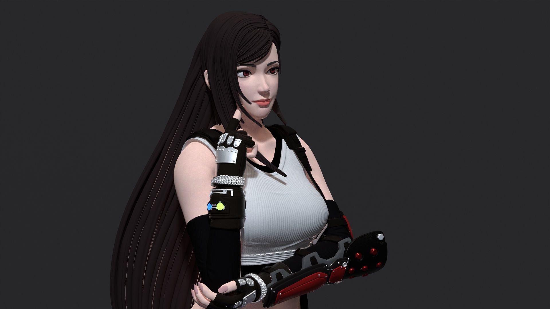 Tifa Lockhart for 3D printing 3D print model_1