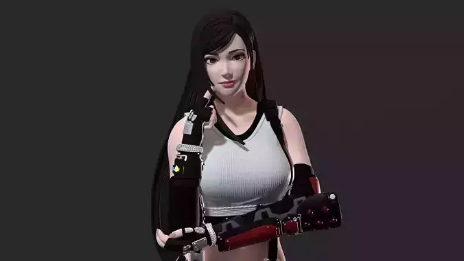 Tifa Lockhart for 3D printing 3D print model