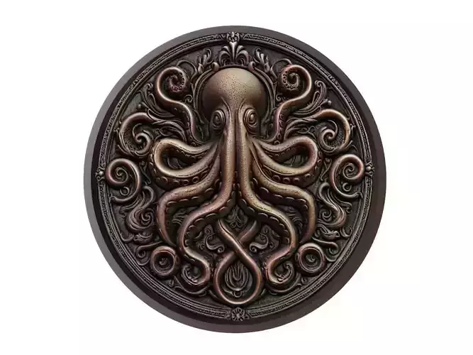 Octopus Animal Medallion
