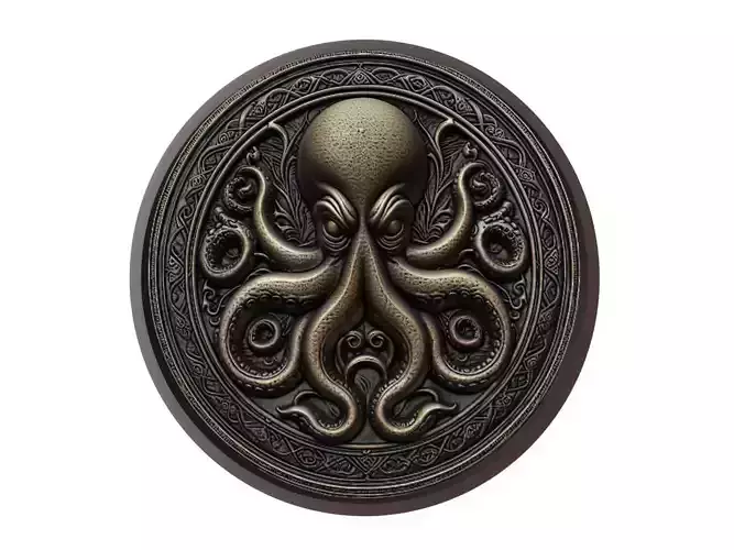 Octopus Animal Medallion